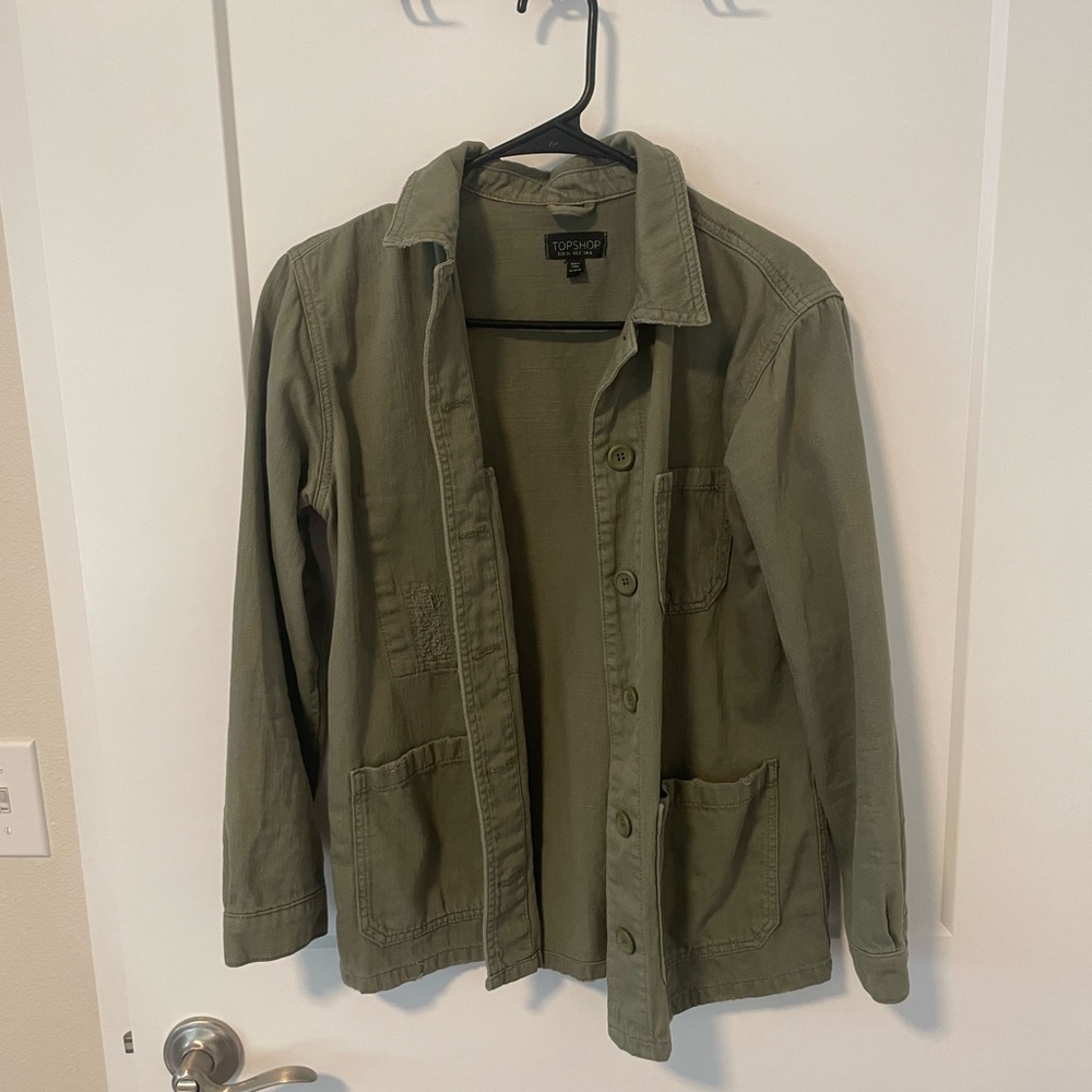Top Shop forest green jacket